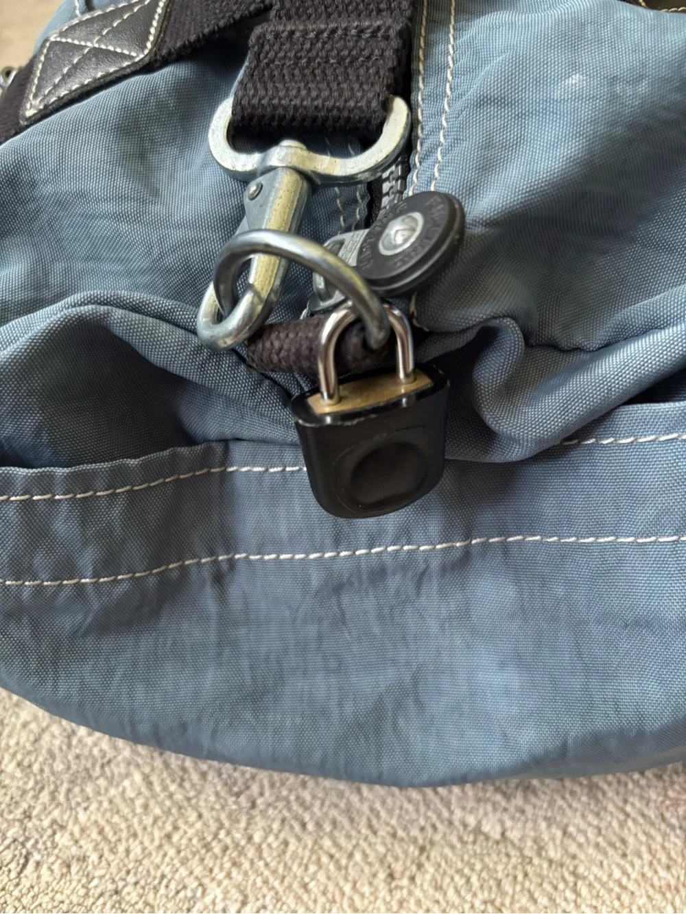 Vintage Kipling blue Duffel bag